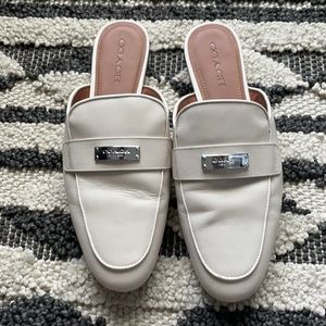 White Coach Mules Women’s 11